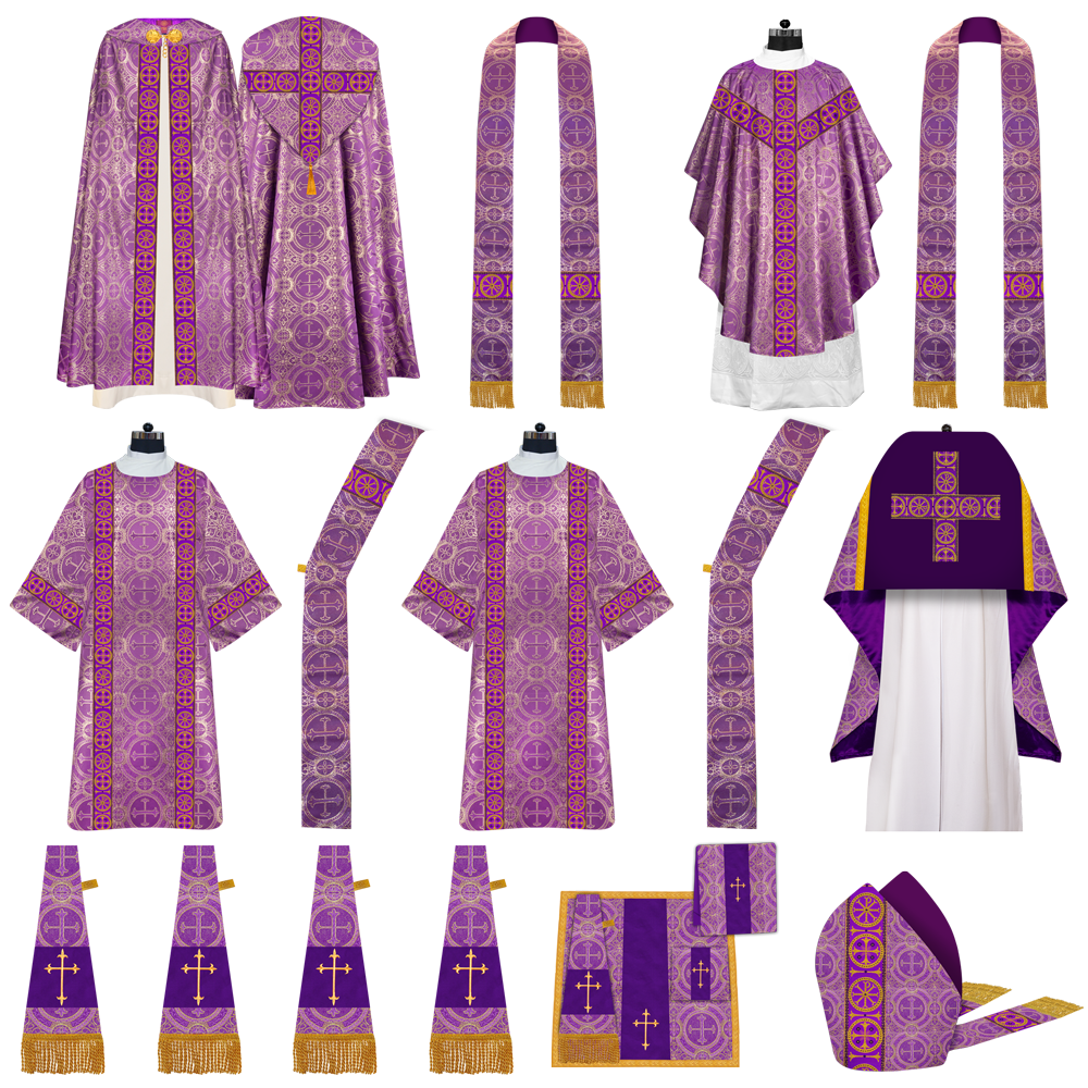 Gothic Highline Mass set with Woven Braided Orphrey
