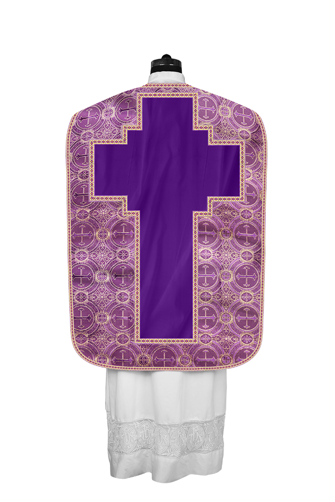 Roman chasuble with Motif and Trims