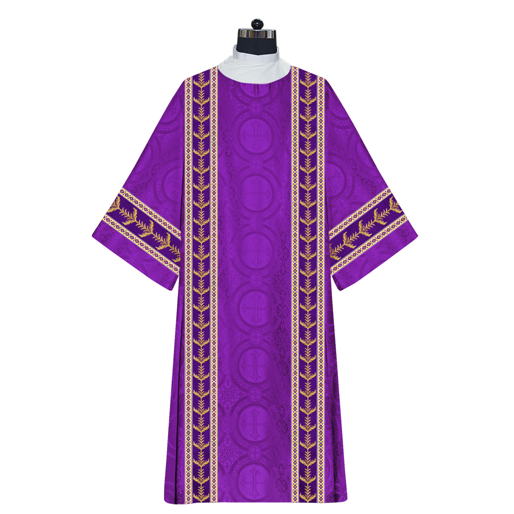 Dalmatics Vestments With Adorned Orphrey and Trims