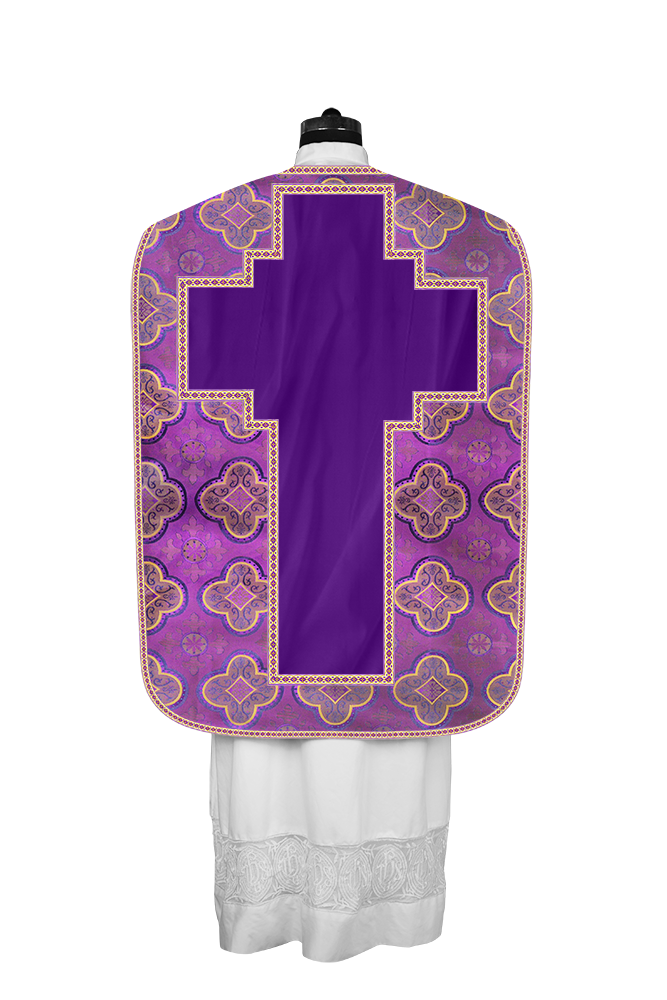 Roman chasuble with Motif and Trims