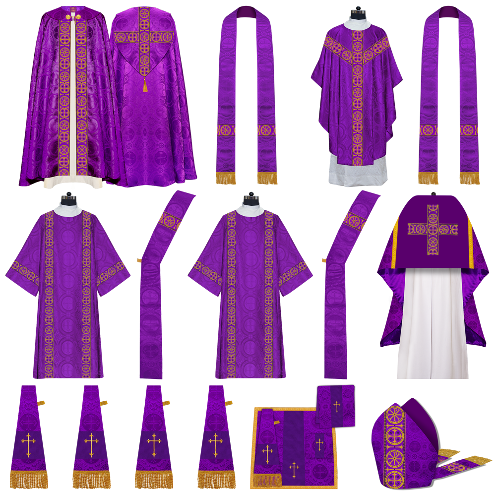 Gothic Highline Mass set with Woven Braided Orphrey