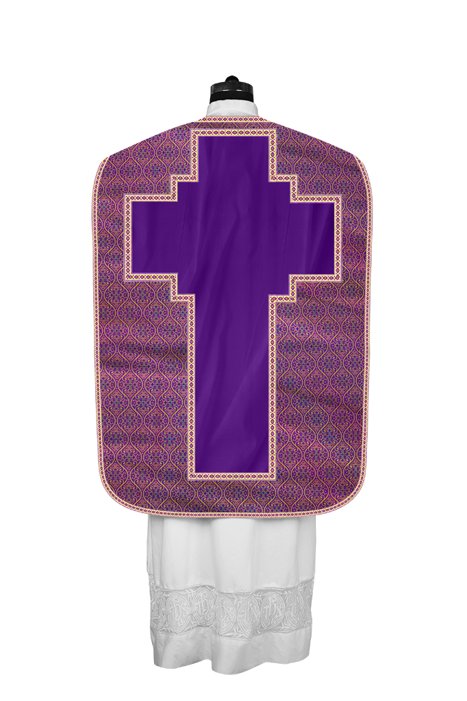 Roman chasuble with Motif and Trims