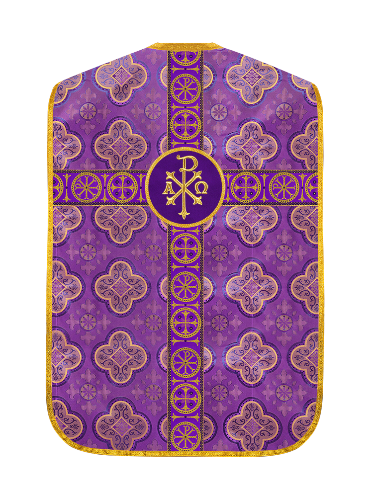 Roman Chasuble with Adorned Orphrey