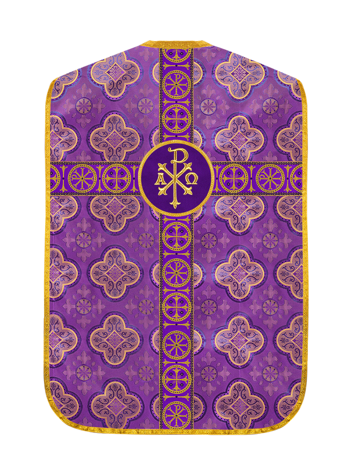 Roman Chasuble with Adorned Orphrey