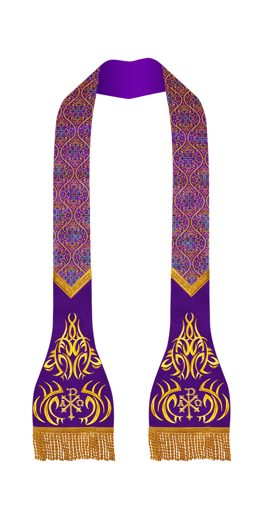 Roman Stole with Spiritual motif