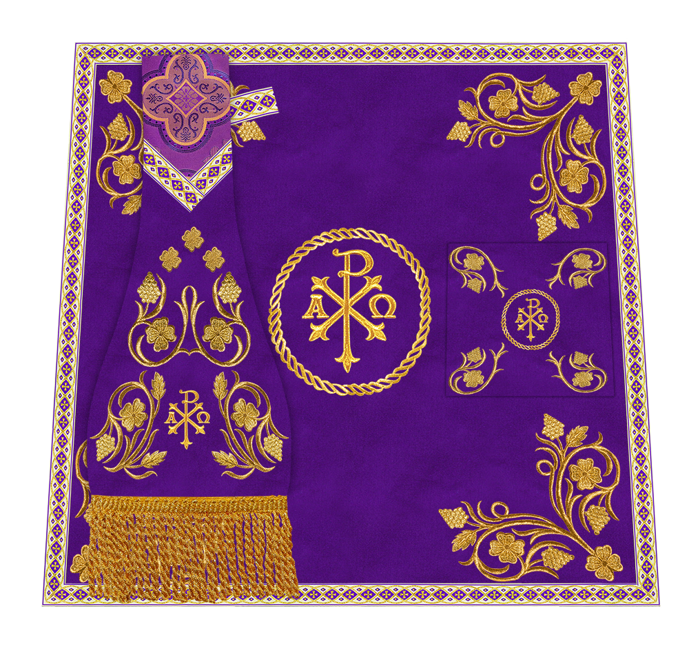 Grapes Embroidery Mass set with Motif