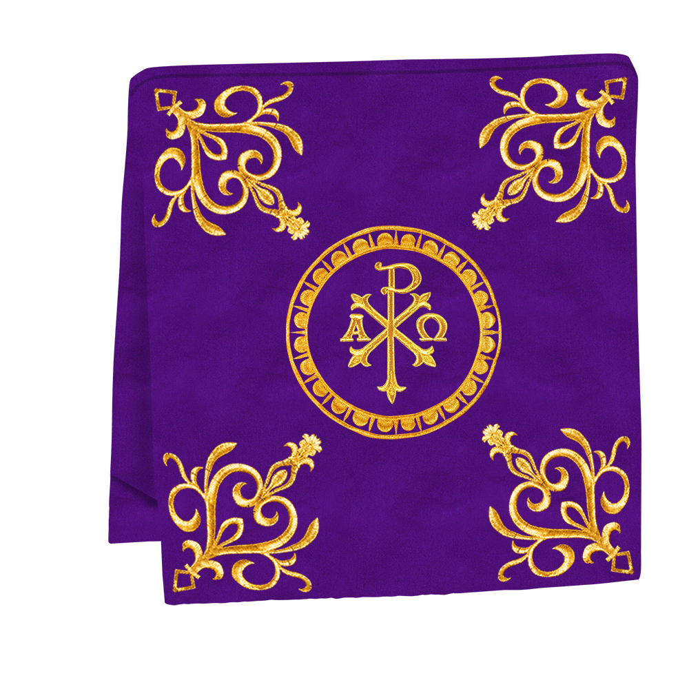 Liturgical Mass Set with Ornate Embroidery and Motif