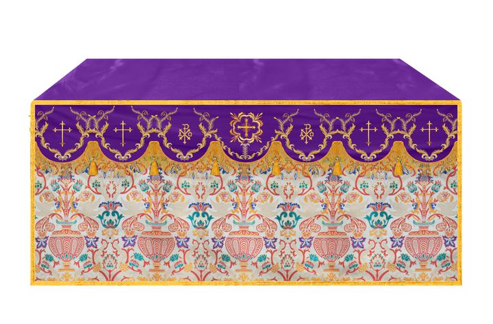Tapestry Altar Cloth with Liturgical Motif