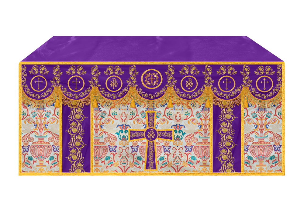 Grapes Embroidery Tapestry Altar Cloth