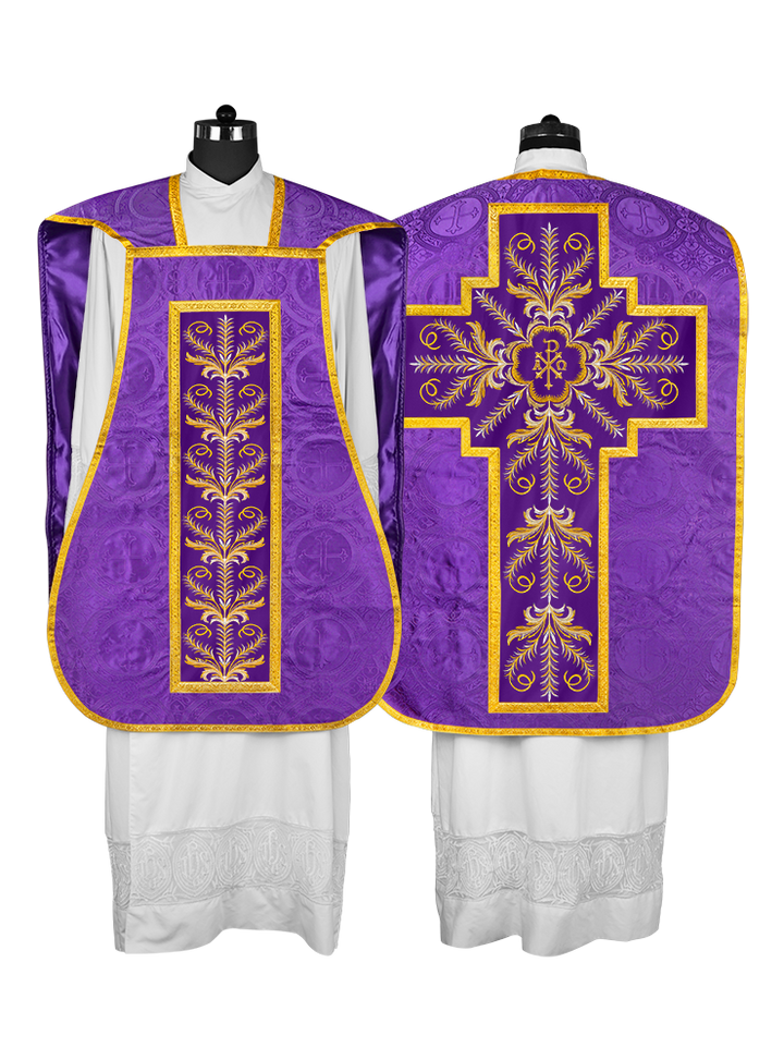 Roman Chasuble with liturgical motifs