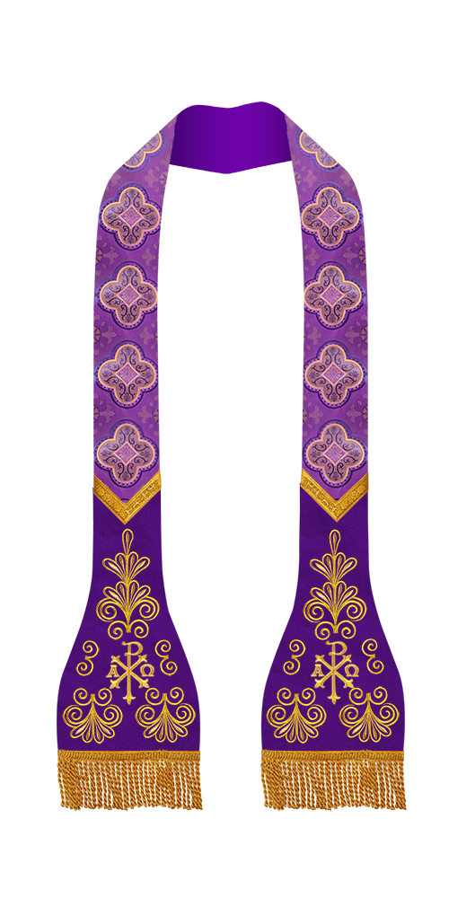 Roman Stole with Liturgical motif