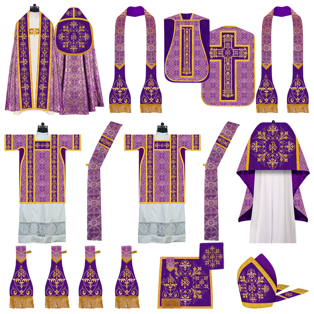 Roman Highline Mass Set with Embroidered Orphrey