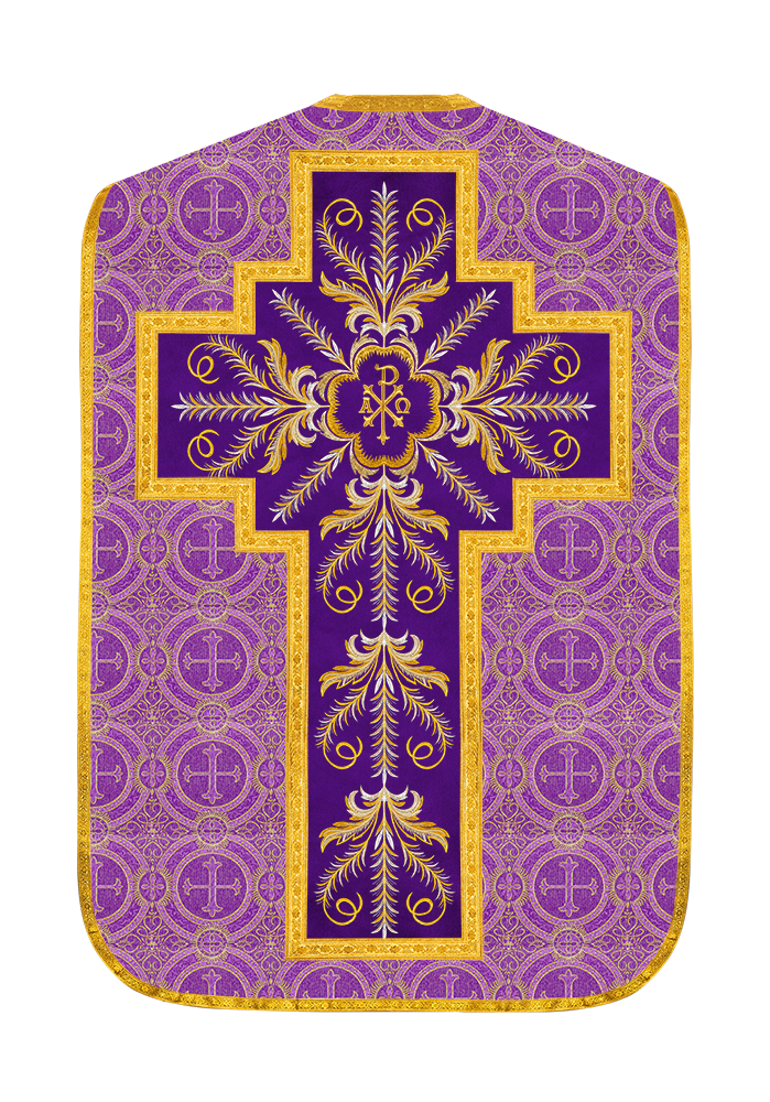 Roman Chasuble with liturgical motifs