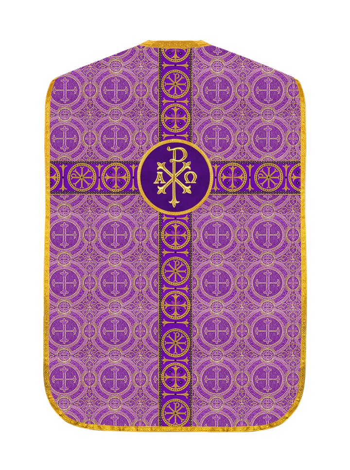 Roman Chasuble with Adorned Orphrey