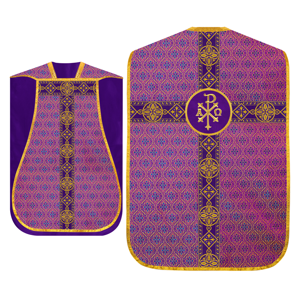 Embroidered Roman Chasuble Vestment