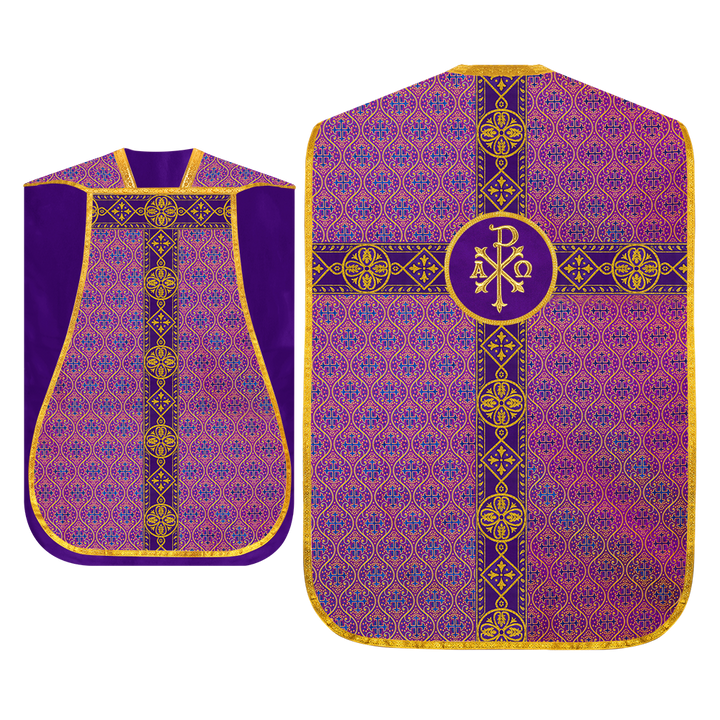 Embroidered Roman Chasuble Vestment