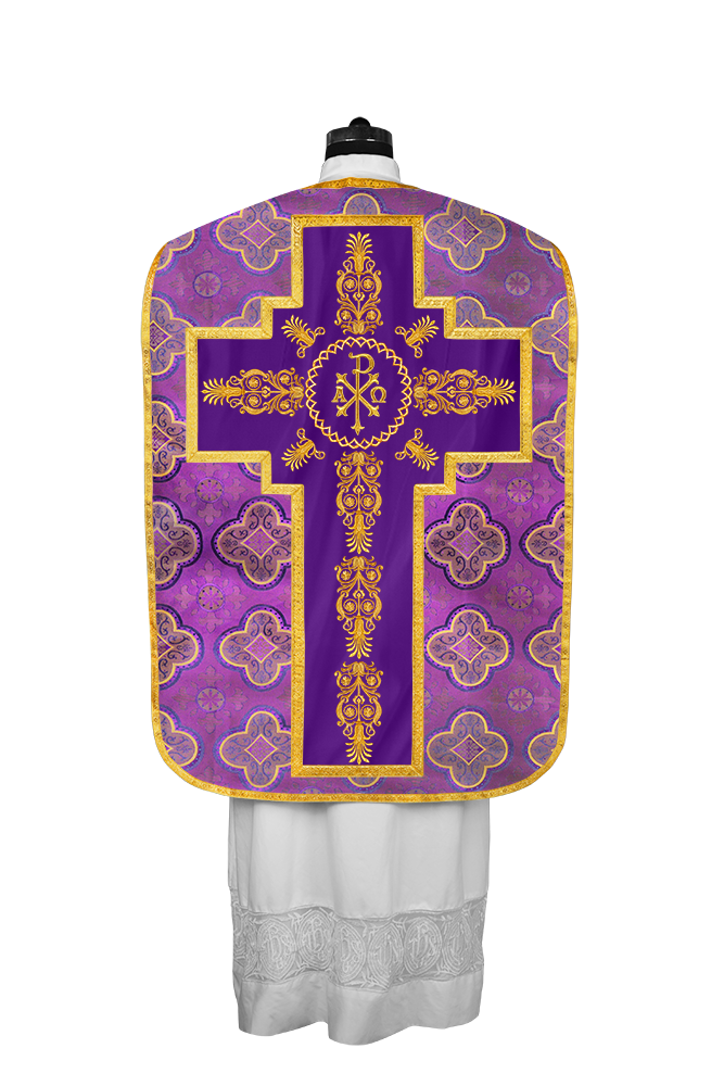 FIDDLEBACK WITH EMBROIDERED ORPHERY