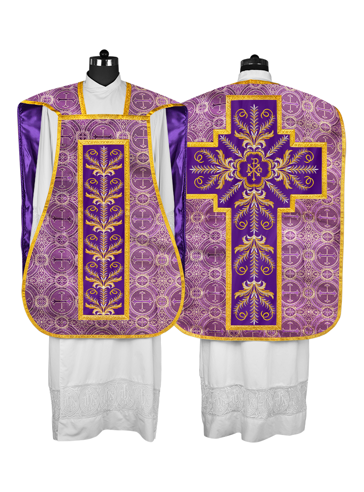 Roman Chasuble with liturgical motifs