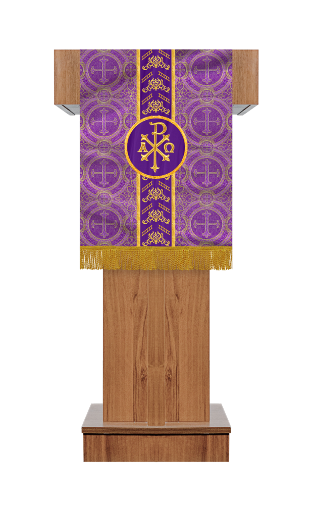 Pulpit/Lectern with Adorned Trims