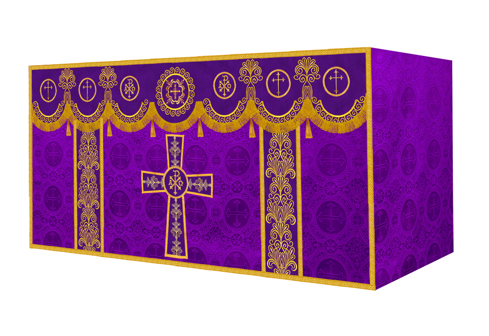 Altar Cloth with Liturgical Motif