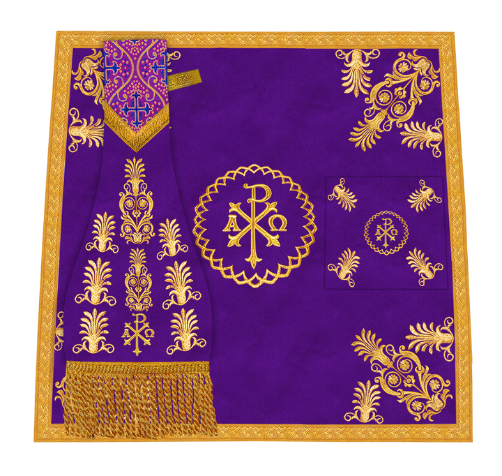 Mass set with solemn designs