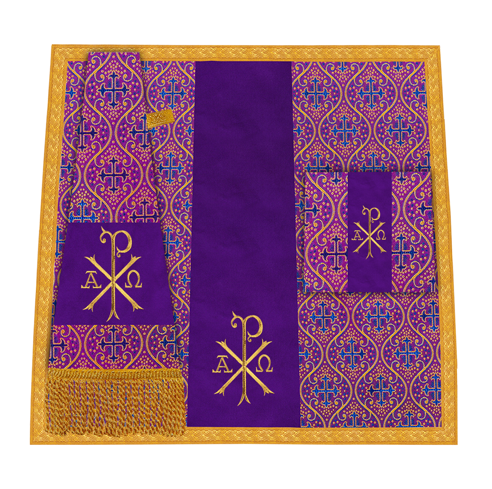 Liturgical Altar Mass Set with adorned motif