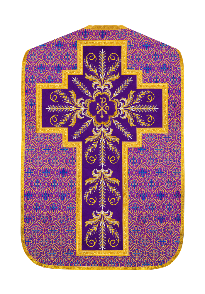 Roman Chasuble with liturgical motifs