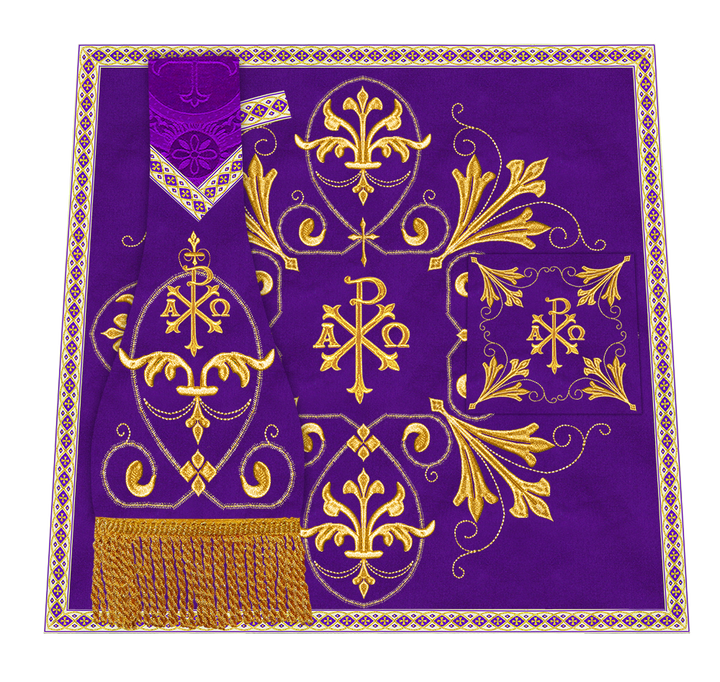 Spiritual Embroidery Mass Set Vestment