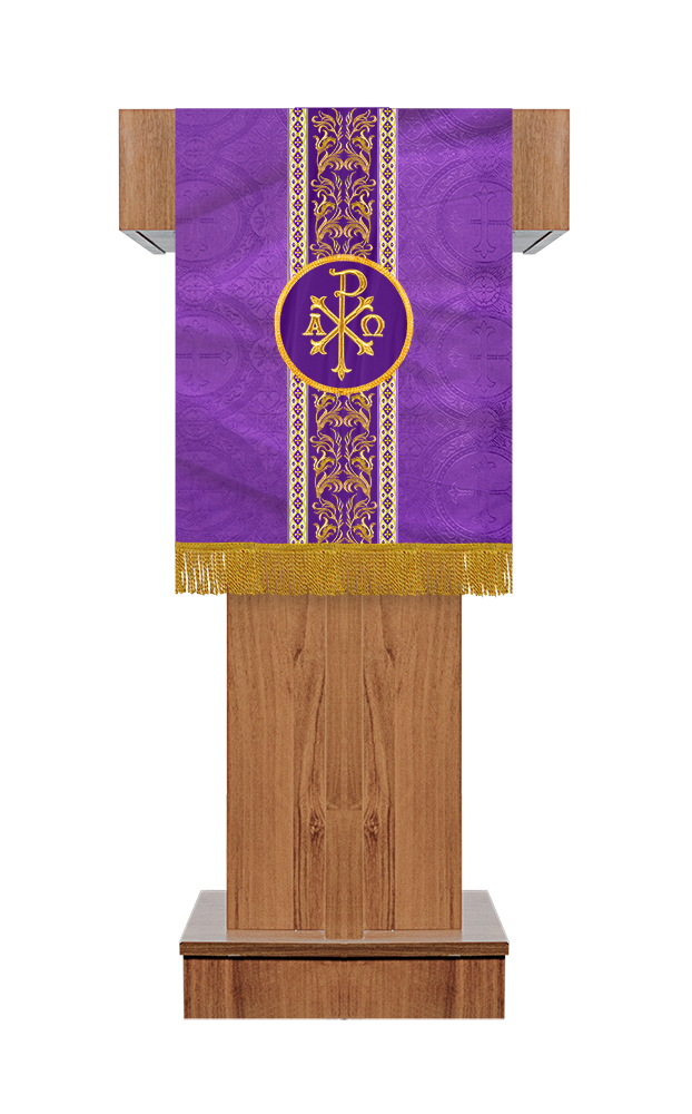 Pulpit/Lectern with Motif and Trims