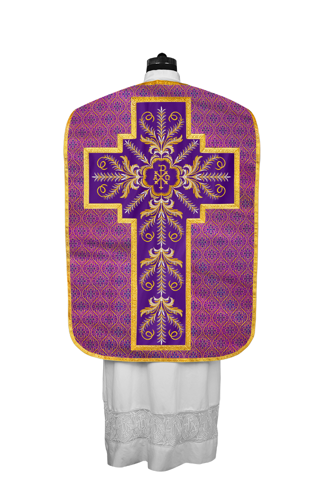 Roman Chasuble with liturgical motifs