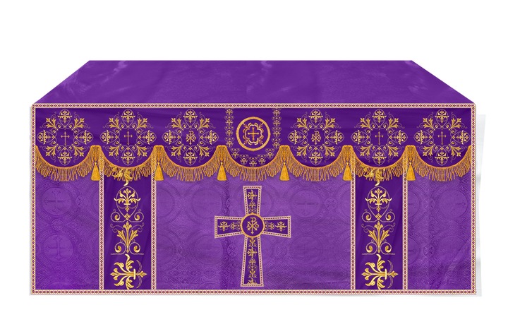Altar Cloth with Spiritual Motif and Trims