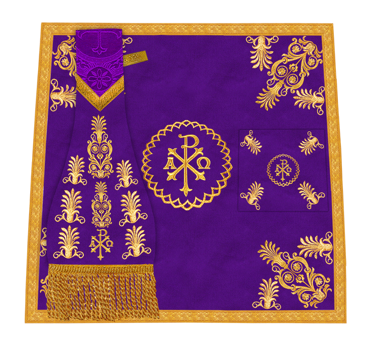 Mass set with solemn designs