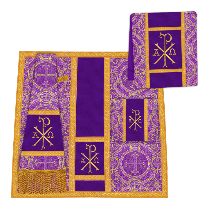 Gothic Chasuble with Ornate Braided Trims