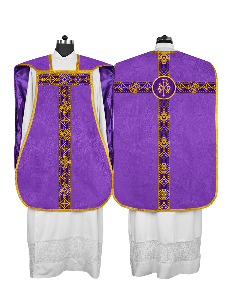 Casulla romana bordada 