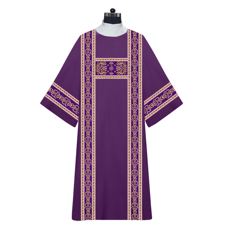 Dalmatics Vestments Enhanced With Woven Braids