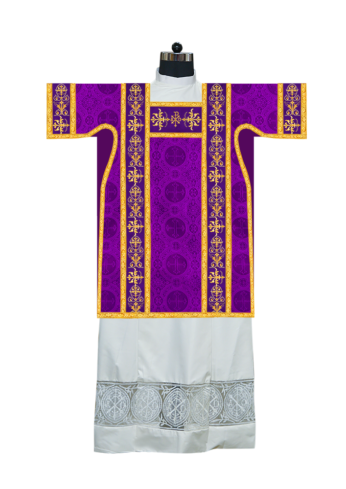 Tunicle Vestment with Adorned Orphrey