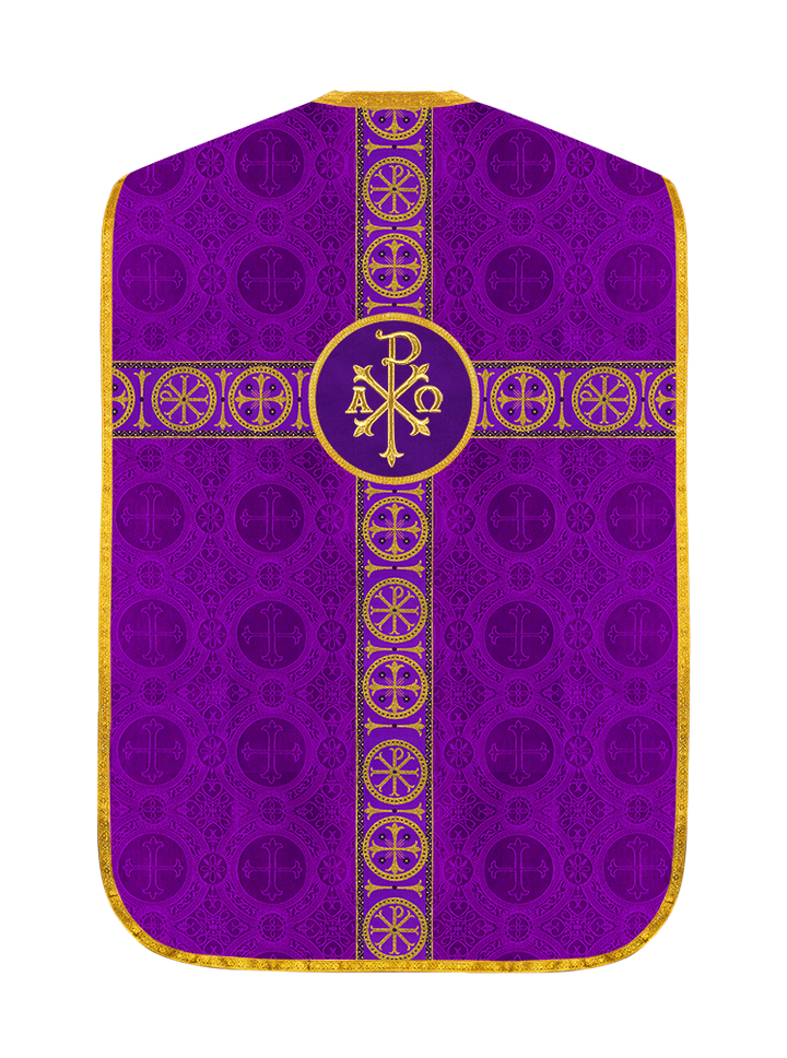 Roman Chasuble with Adorned Orphrey