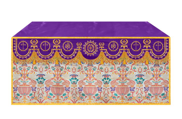 Tapestry Altar Cloth with Woven Braids