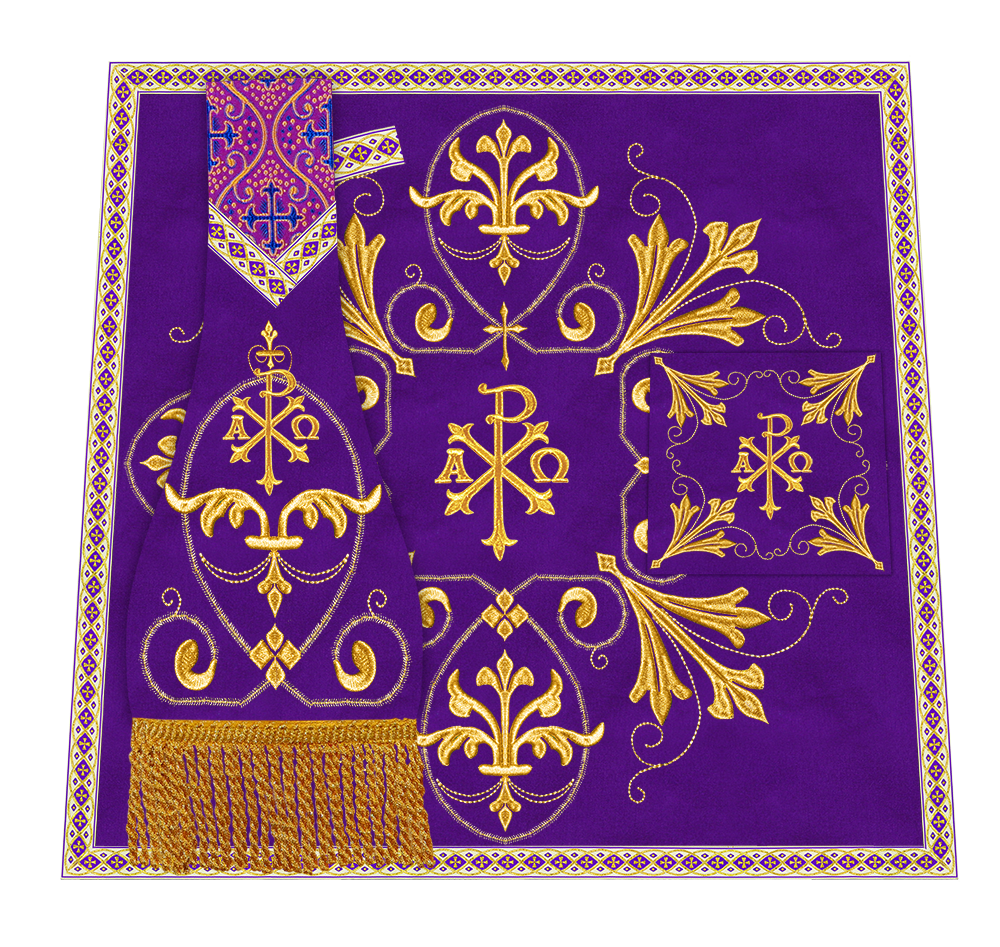 Spiritual Embroidery Mass Set Vestment