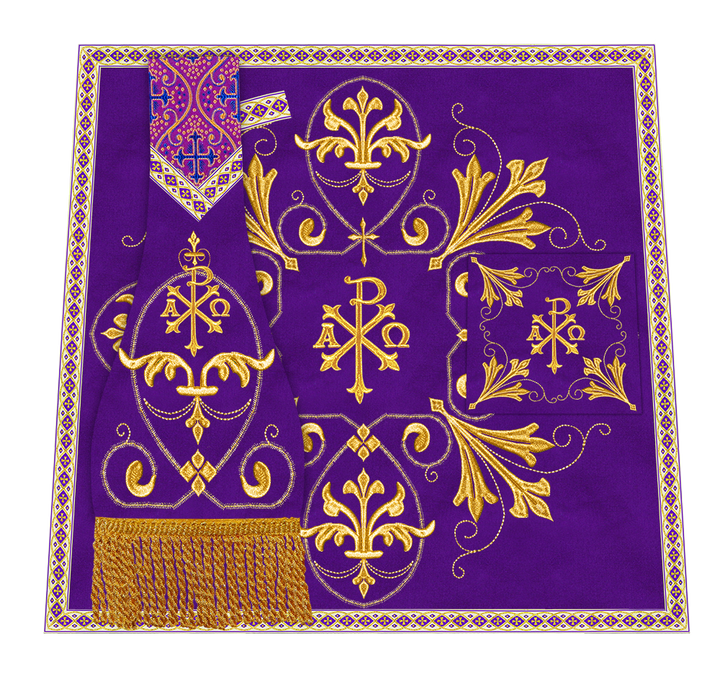 Spiritual Embroidery Mass Set Vestment