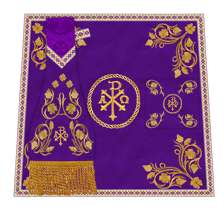 Grapes Embroidery Mass set with Motif