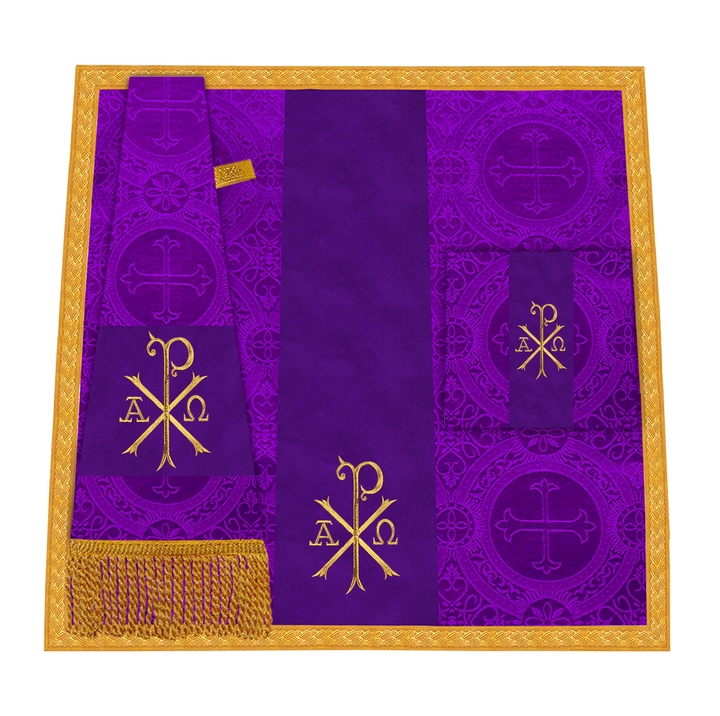 Liturgical Altar Mass Set with adorned motif