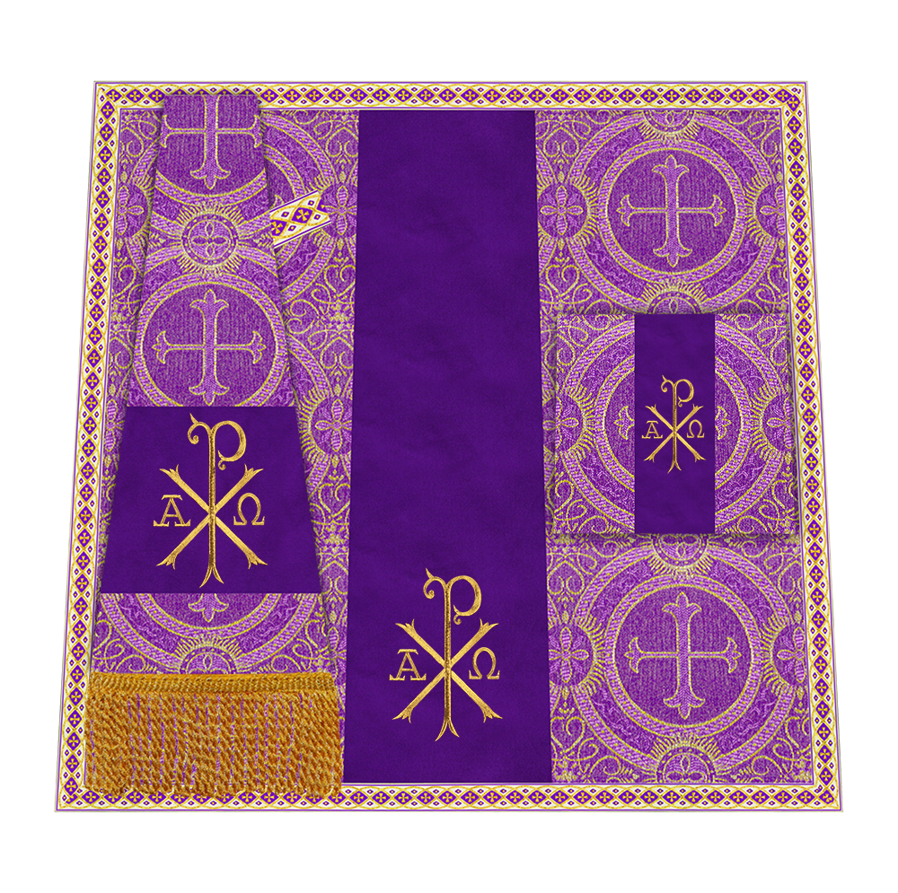 Conjunto de misa de altar con motivo 