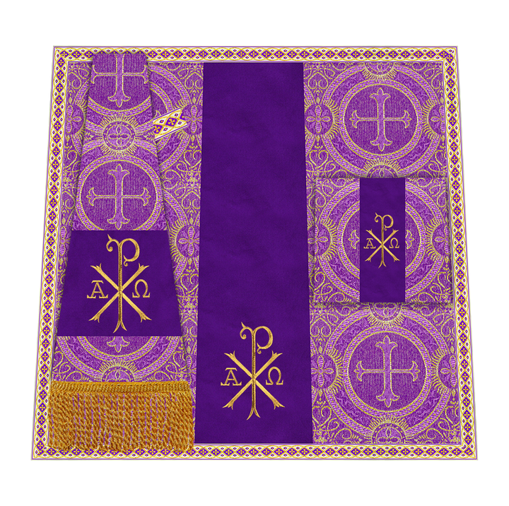 Conjunto de misa de altar con motivo 