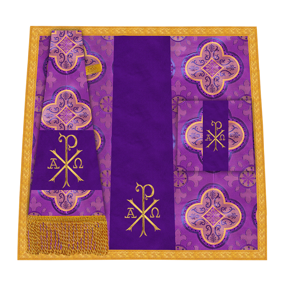 Liturgical Altar Mass Set with adorned motif