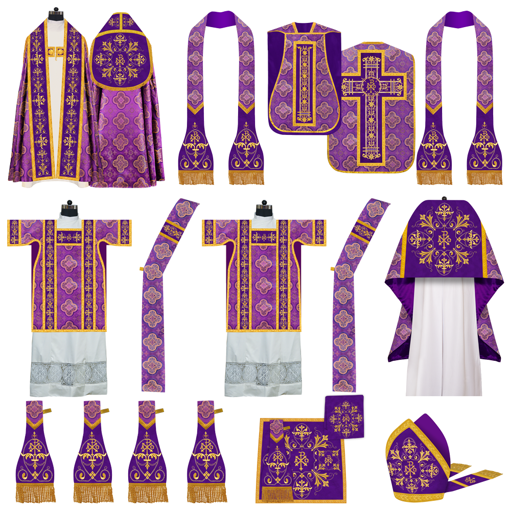 Roman Highline Mass Set with Embroidered Orphrey