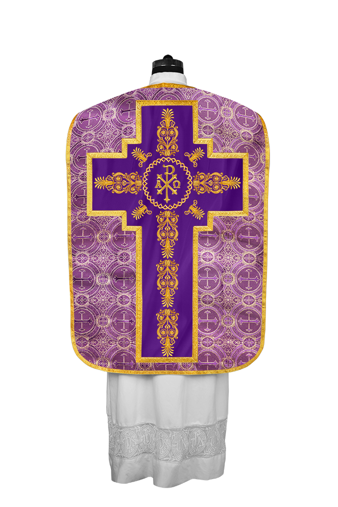 FIDDLEBACK WITH EMBROIDERED ORPHERY