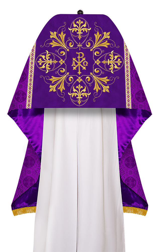 Humeral Veil Vestment with Adorned Liturgical Motif