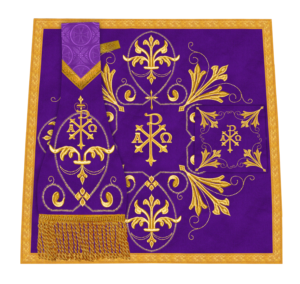 Liturgical Mass Set with Fine Embroidery