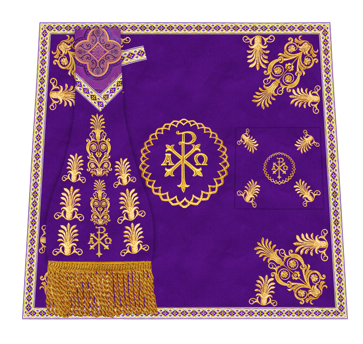 Embroidered Motif and Trims Mass set